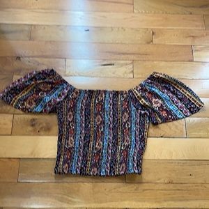 LIVE TO BE SPOILED Large Off the Shoulder Top